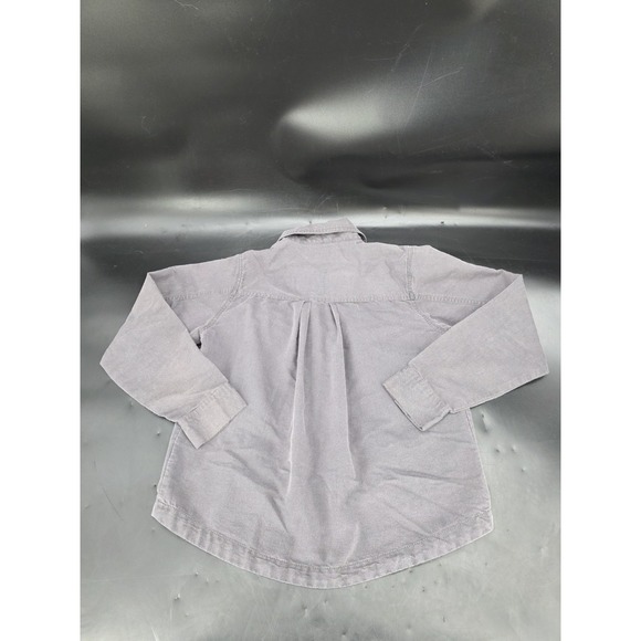 Ariat Gray Long Sleeve Womens Shirt Nickel Coin Style Buttons Medium - Picture 5 of 6